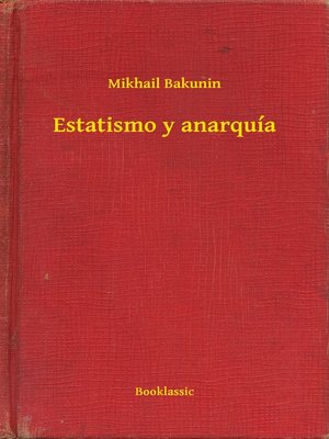 cover image of Estatismo y anarquía